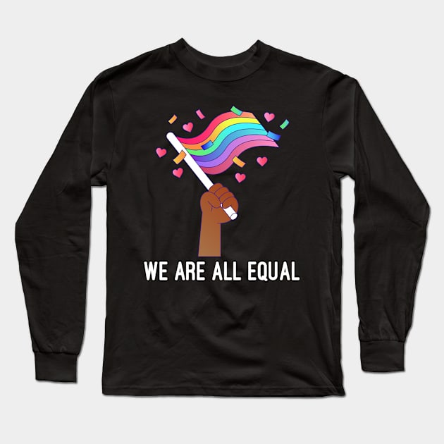 lgbt we are family Long Sleeve T-Shirt by lone8